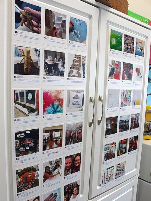 DIY Instagram Cabinet DIY Instagram Cabinet