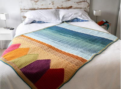 Summer in Swanage Crochet Afghan