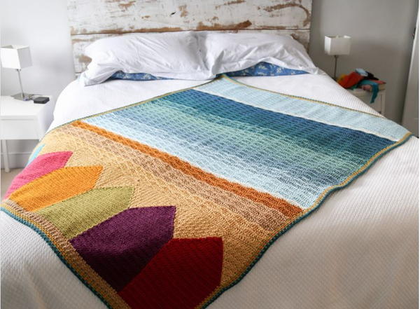 Summer in Swanage Crochet Afghan Summer in Swanage Crochet Afghan