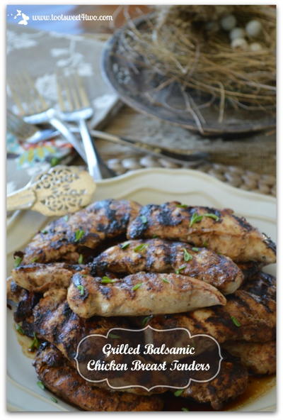 Grilled Balsamic Chicken Breast Tenders Grilled Balsamic Chicken Breast Tenders