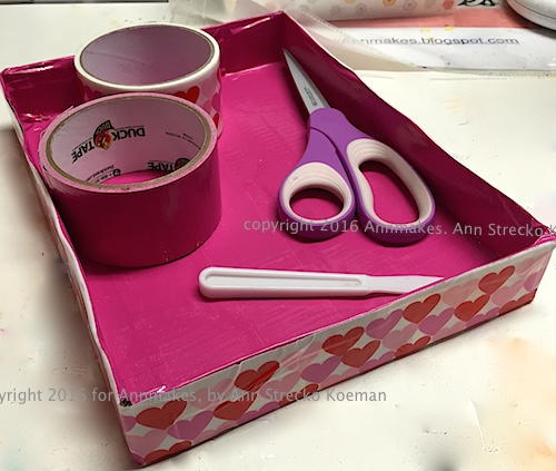 Cute Tray from Recycles Bin Cute Tray from Recycles Bin