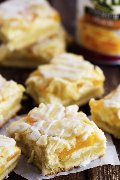 Peaches and Cream Pie Bars Peaches and Cream Pie Bars
