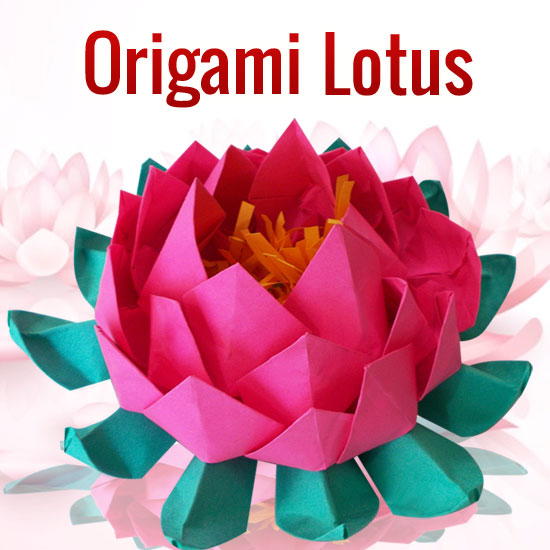 DIY Paper Craft How To Make Amazing Origami Lotus DIY Paper Craft: How To Make Amazing Origami Lotus