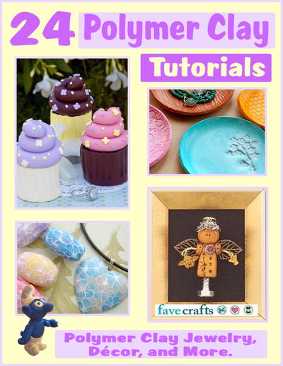 "24 Polymer Clay Tutorials: Polymer Clay Jewelry, Decor and More" free eBook