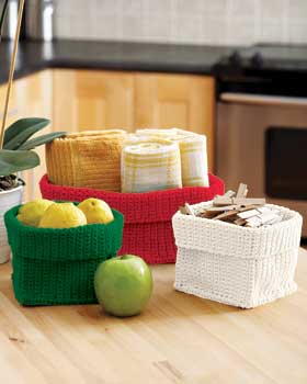 Crochet Stash Baskets