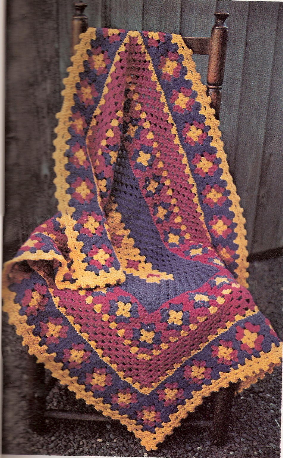 Granny Square Crib Afghan | FaveCrafts.com