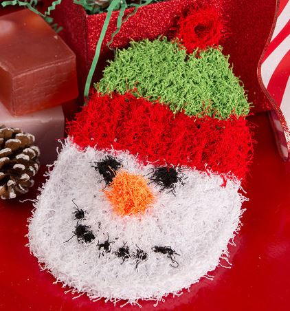 Scrubby Snowman Craft Scrubby Snowman Craft
