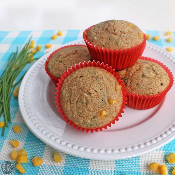 Corn Chive Cornbread Muffins Corn & Chive Cornbread Muffins