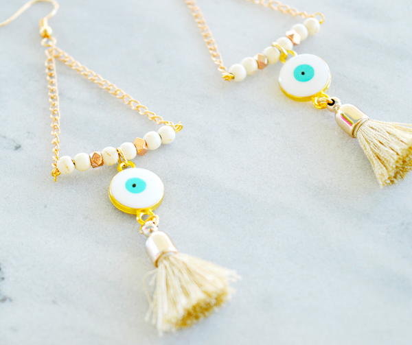 Grecian Chic Boho Tassel Earrings Grecian Chic Boho Tassel Earrings