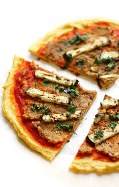 Levantine Socca Pizza Levantine Socca Pizza