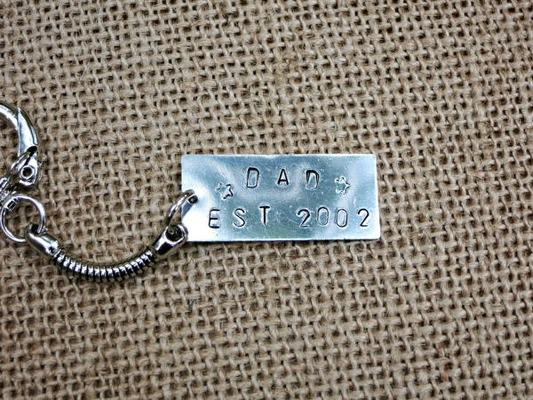 Fathers Day Keychain Father's Day Keychain