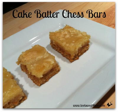 Easy Cake Batter Chess Bars