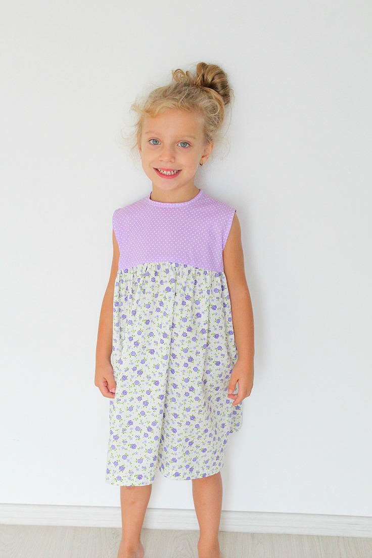 simple girls dress sewing pattern free