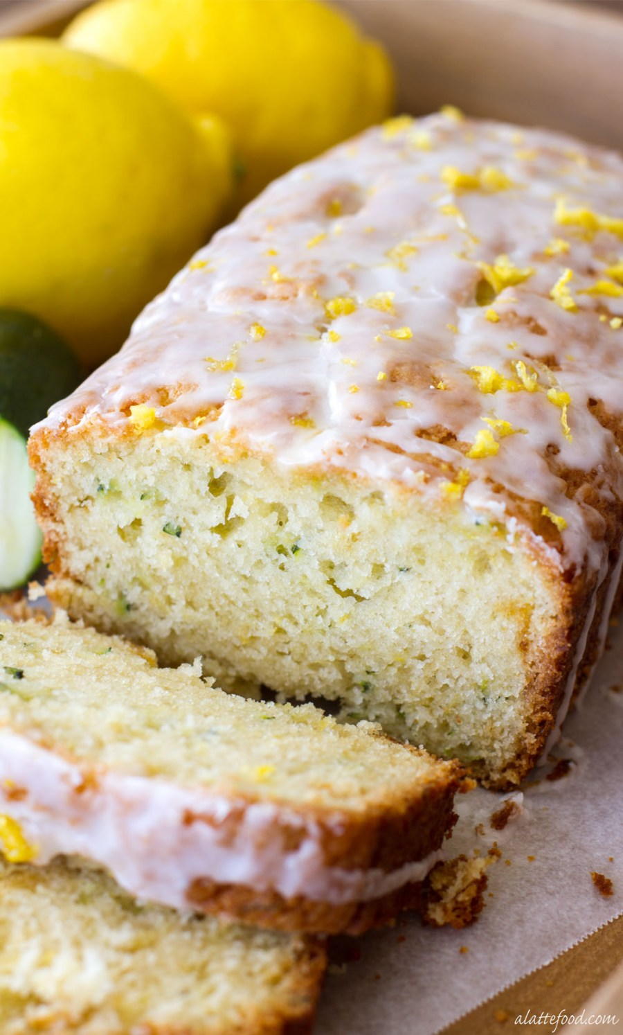 Lemon Zucchini Bread | TheBestDessertRecipes.com