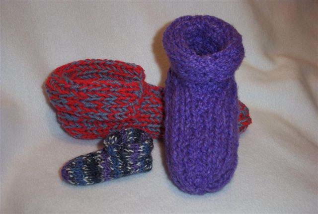 Double Knit Fitted Slippers