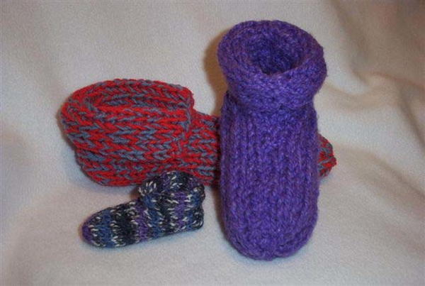 Made to Fit Double Knit Slippers