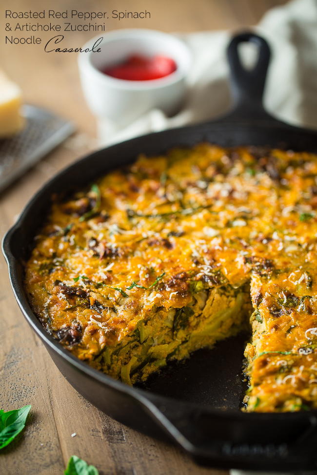Spiralized Zucchini Casserole | FaveGlutenFreeRecipes.com