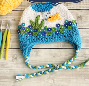 Fishbowl Crochet Baby Hat Pattern