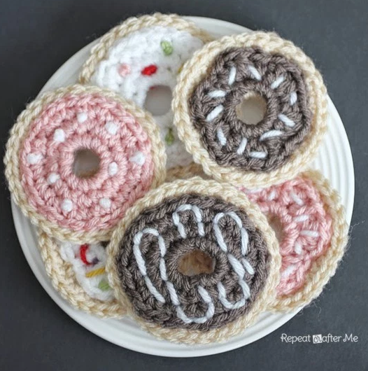Easy Free Crochet Donuts Easy Free Crochet Donuts