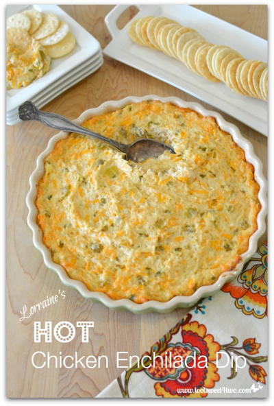 Lorraines Hot Chicken Enchilada Dip Lorraine's Hot Chicken Enchilada Dip