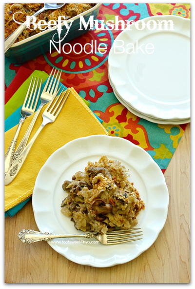 Beefy Mushroom Noodle Bake Recipe Beefy Mushroom Noodle Bake Recipe