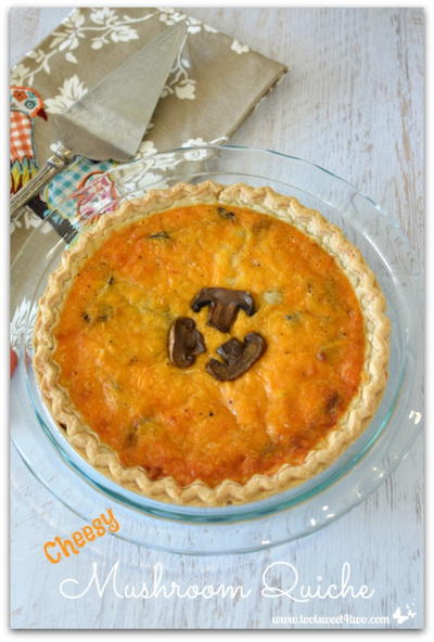 Cheesy Mushroom Quiche Recipe Cheesy Mushroom Quiche Recipe