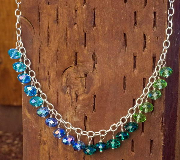 Ombre Briolette Necklace Ombre Briolette Necklace