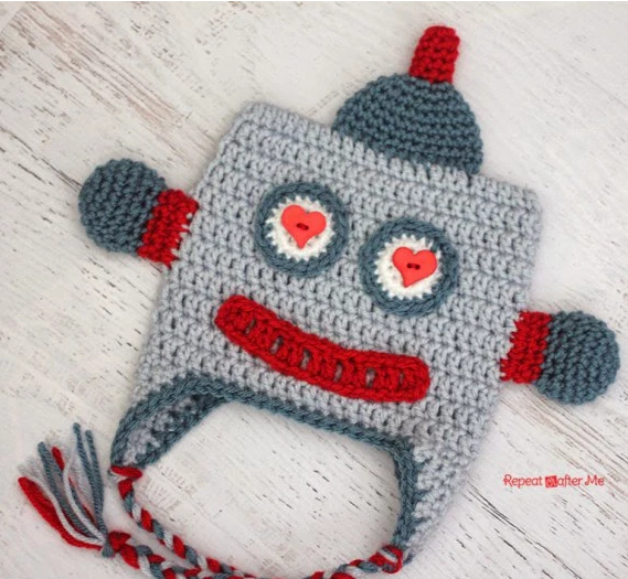 Lovebot Easy Crochet Hat Lovebot Easy Crochet Hat