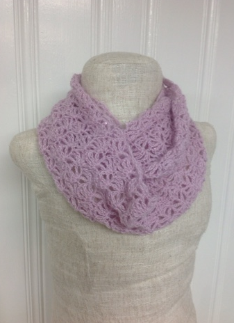 how to make an infinity scarf with lace