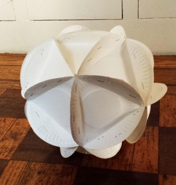 Paper Plate Ball Decor Paper Plate Ball Decor