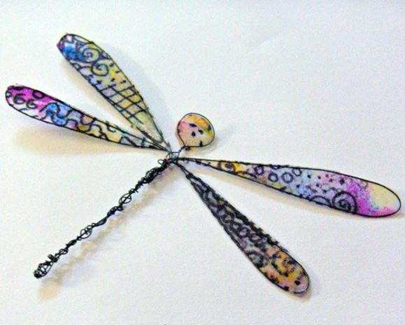 Tissue Paper Dragonfly Tissue Paper Dragonfly