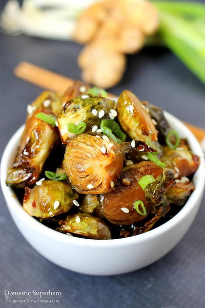 Asian-Glazed Brussels Sprouts Asian-Glazed Brussels Sprouts