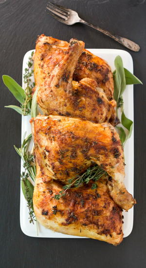 Easy Herb-Roasted Chicken Easy Herb-Roasted Chicken