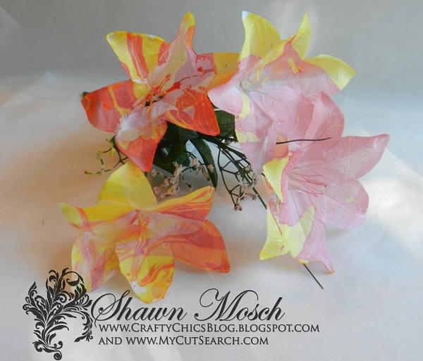 Tie Dye Dollar Store Flowers Tie Dye Dollar Store Flowers