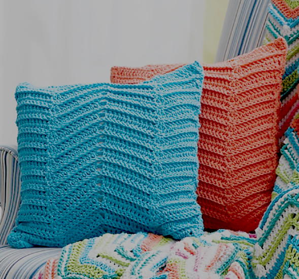 Zig Zag Pillows Crochet Pattern Zig Zag Pillows Crochet Pattern