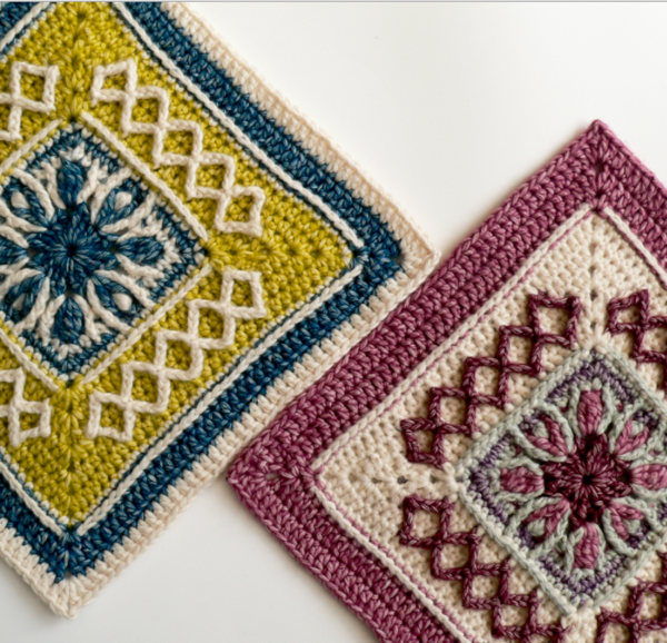 Bursting Center Crochet Granny Square Bursting Center Crochet Granny Square