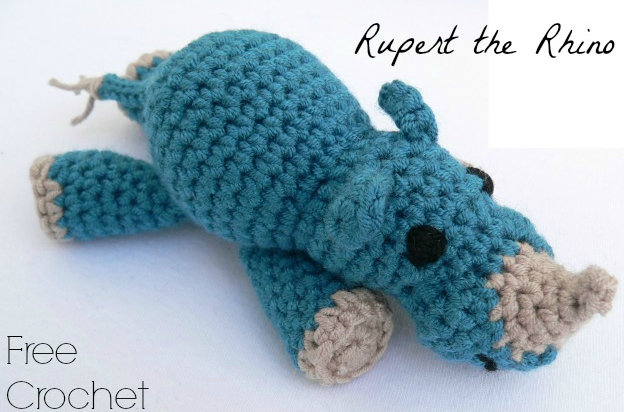 Little Zoo Crochet Rhino Little Zoo Crochet Rhino