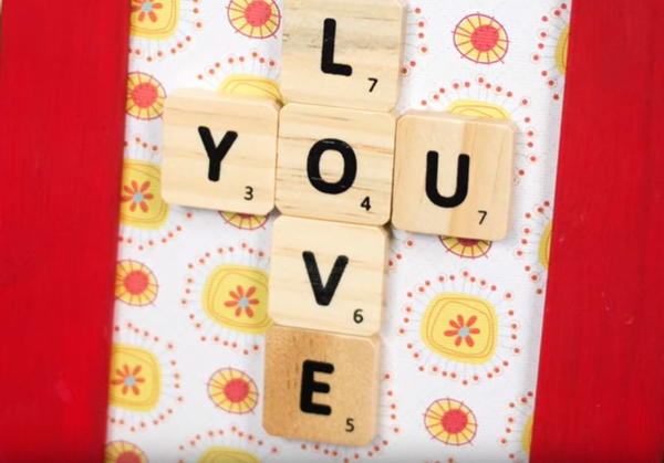 Scrabble Tile Frame Art Scrabble Tile Frame Art