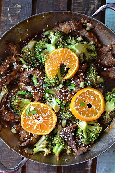 15 Minute Tangerine Beef and Broccoli 15 Minute Tangerine Beef and Broccoli