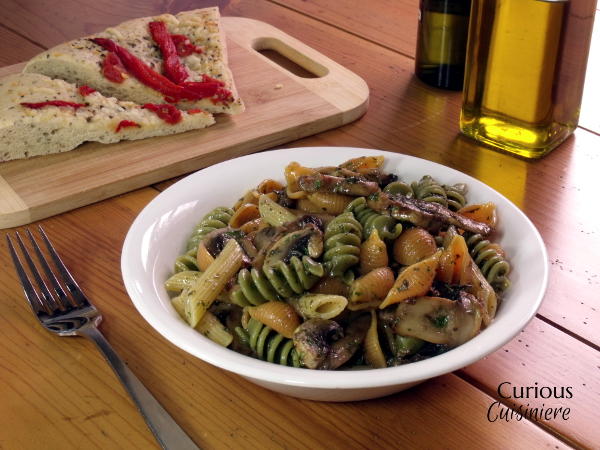 Herb and Mushroom Pasta Salad Herb and Mushroom Pasta Salad