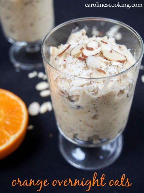 Orange Overnight Oats Orange Overnight Oats