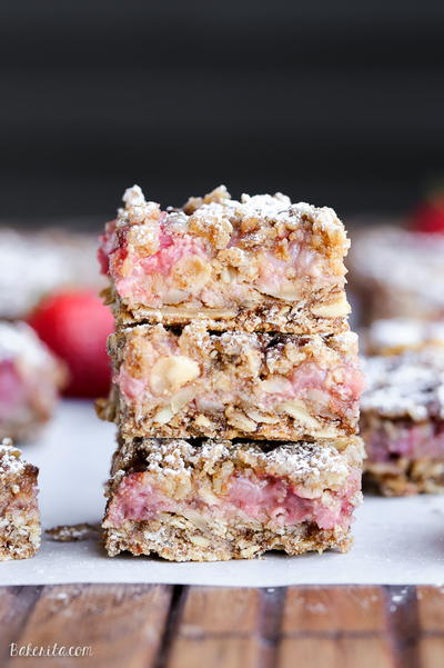 Strawberry Oatmeal Crumble Bars Strawberry Oatmeal Crumble Bars
