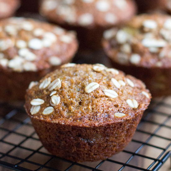 Healthy banana muffins recipe