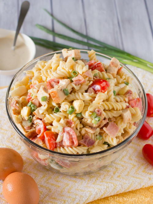 Easy Caesar Pasta Salad Recipe Easy Caesar Pasta Salad Recipe