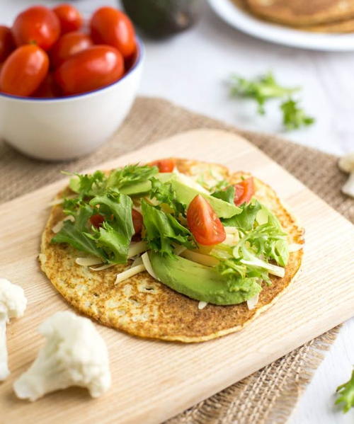 Low-Carb Cauliflower Tortilla Recipe Low-Carb Cauliflower Tortilla Recipe