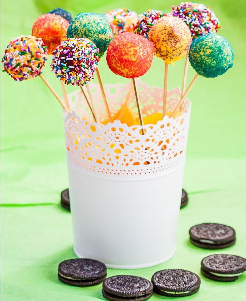 Cream Cheese Oreo No-Bake Cake Pops Cream Cheese Oreo No-Bake Cake Pops