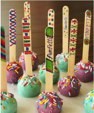 Birthday No-Bake Cake Pops Birthday No-Bake Cake Pops