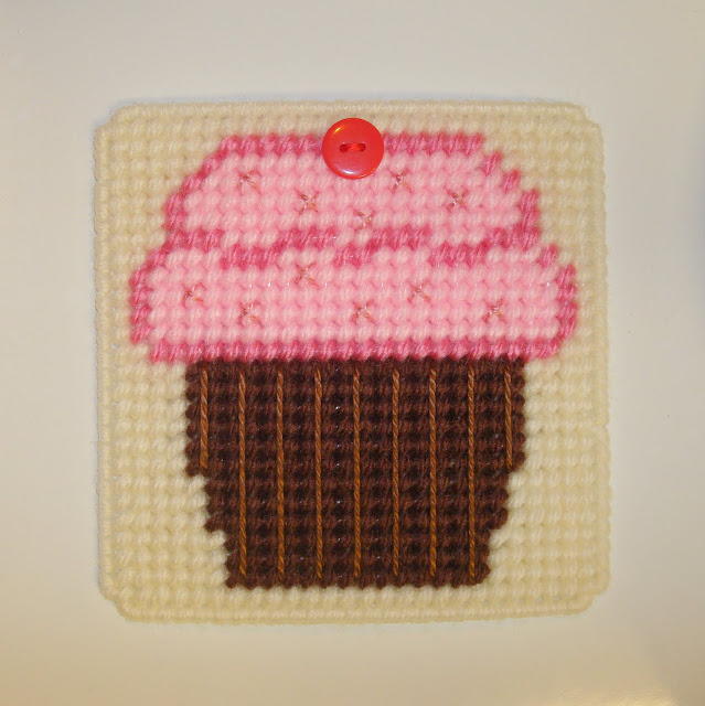 Cupcake Plastic Canvas Craft Cupcake Plastic Canvas Craft