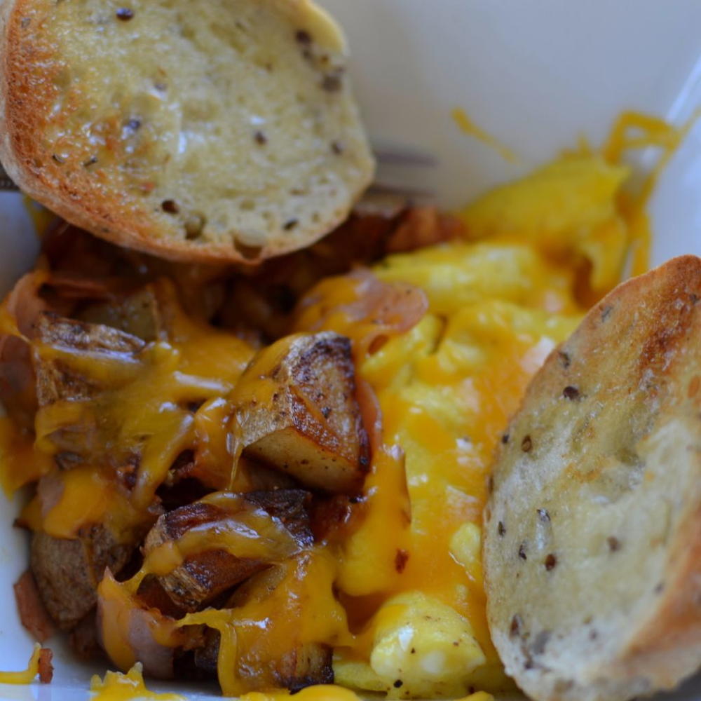 Hash Brown Bacon Breakfast Bowls