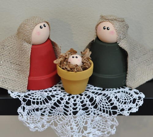 Clay Pot Nativity Clay Pot Nativity